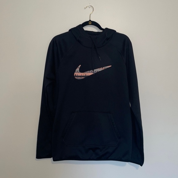 NIKE | Therma-Fit Black Hoodie With Thumb Holes. Fits more like a medium. - Picture 3 of 7